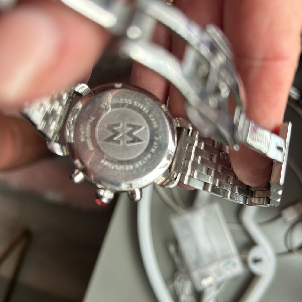 Michele CSX diamon chronography watch. New battery.
